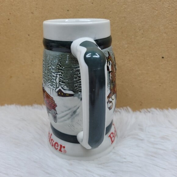 Budweiser 50th Anniversary Clydesdales Beer Stein Vintage - Picture 4 of 8